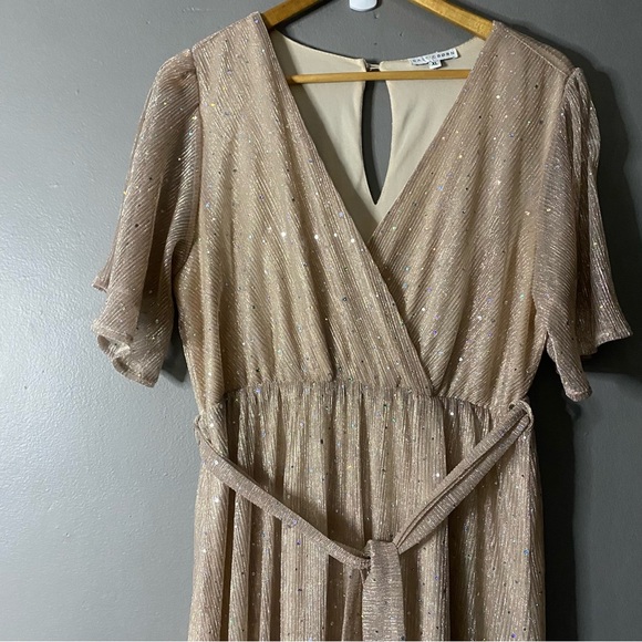 BALTIC BORN Grace Sparkle Gown Wedding Guest Bridesmaid Dress Size XL - Picture 4 of 14